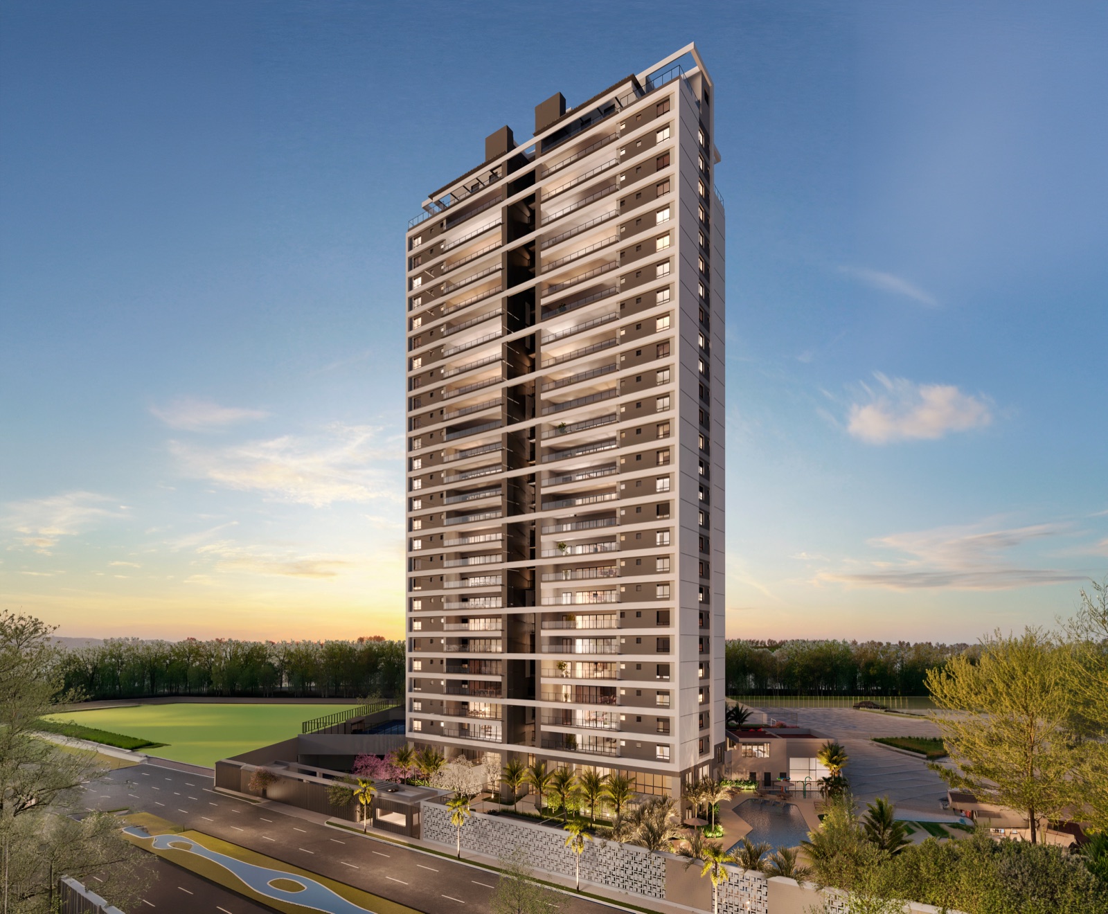 Cobertura duplex — vista (imagem de marcação)