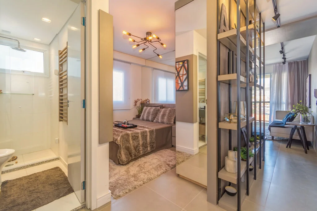 morar em um apartamento studio